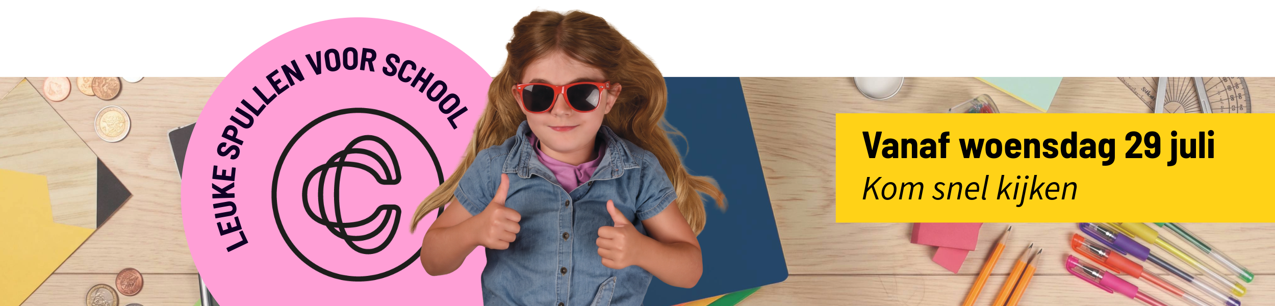 Leuke spullen voor school vanaf woensdag 29 juli
