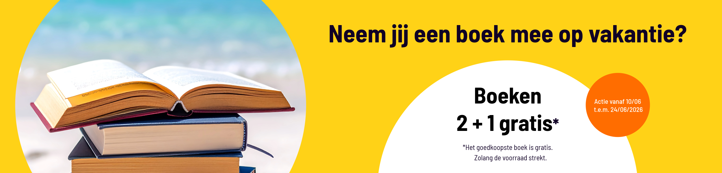 Boeken 2 + 1 gratis
