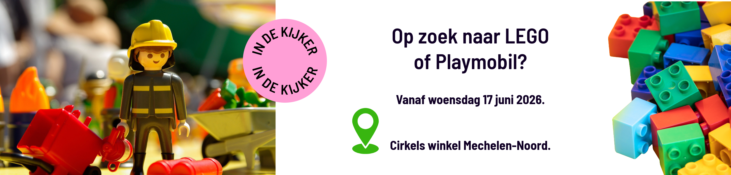 Op zoek naar Lego of Playmobil